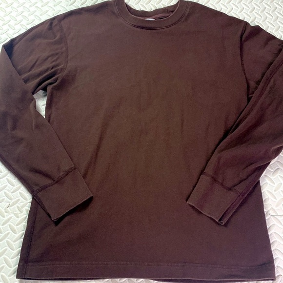 Reigning Champ Other - Reigning Champ Midweight Longsleeve T-Shirt Brown.